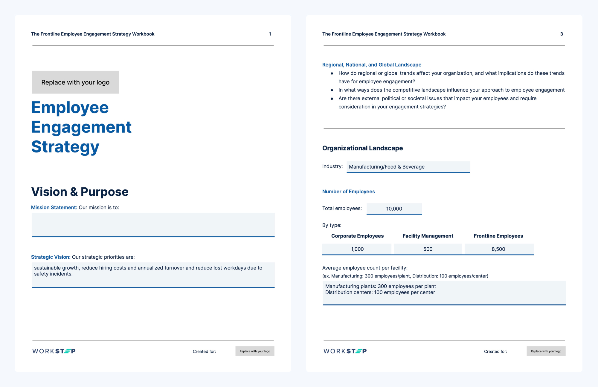 WorkStep Frontline Employee Engagement Workbook